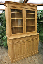 ❤️ Stunning! Old Pine Two Piece Adjustable Glazed Dresser ❤️ - oldpineshop.co.uk