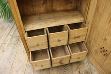 🥰 Gorgeous! Old Pine 6 Drawer Fitted Cupboard-Food/ Linen/ Larder 🥰 - oldpineshop.co.uk