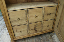 🥰 Gorgeous! Old Pine 6 Drawer Fitted Cupboard-Food/ Linen/ Larder 🥰 - oldpineshop.co.uk