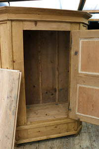 💕 WOW! Big Old Georgian Pine Cupboard-Linen/Larder/Food/Wardrobe 💕 - oldpineshop.co.uk