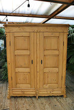 💖 WOW! Quality! Big Old (Georgian!) Pine Double Knock Down Wardrobe 🤩 - oldpineshop.co.uk