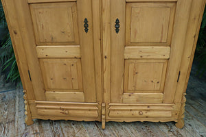 💖 WOW! Quality! Big Old (Georgian!) Pine Double Knock Down Wardrobe 🤩 - oldpineshop.co.uk