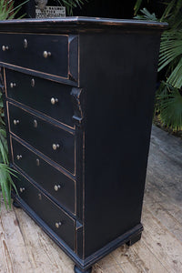 💖 WOW! Large & Rare Old Victorian Pine Chest Drawers/ Tall Boy 💖 - oldpineshop.co.uk