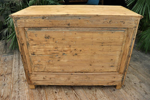 😍 OMG! Huge! Quality Old 19thC Victorian Pine Chest Of Drawers/ Sideboard  😍