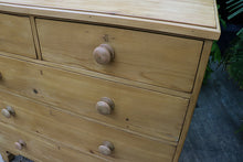 😍 Large, Quality Old Georgian! Pine Chest Of Drawers/ Sideboard 😍