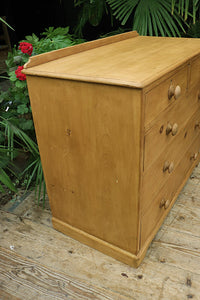 🥰 Fab, Chunky & Quality Old Victorian Pine Chest Drawers/Sideboard 🥰 - oldpineshop.co.uk