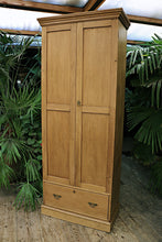 🤩 Super Tall! Old Antique Victorian Pine Shelved Cupboard/ Wardrobe 🤩 - oldpineshop.co.uk