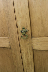 🤩 Super Tall! Old Antique Victorian Pine Shelved Cupboard/ Wardrobe 🤩 - oldpineshop.co.uk