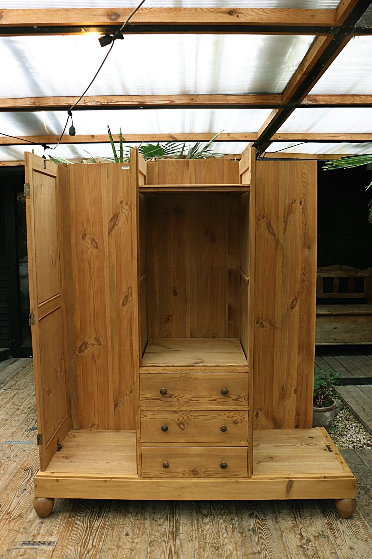 🤩 Stunning! Quality! Big Old Pine Triple Knock Down Combination Wardrobe 🤩