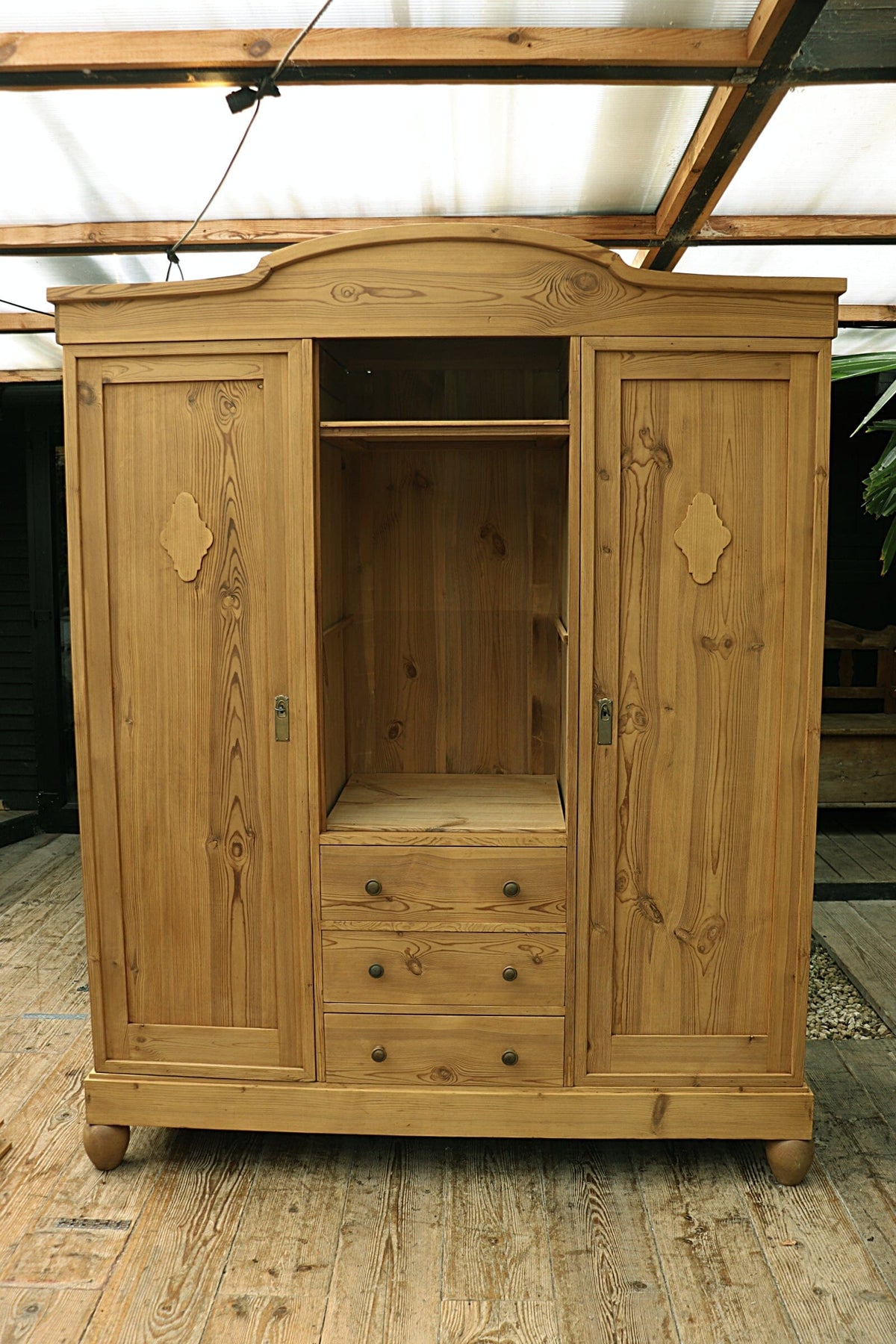 🤩 Stunning! Quality! Big Old Pine Triple Knock Down Combination Wardrobe 🤩