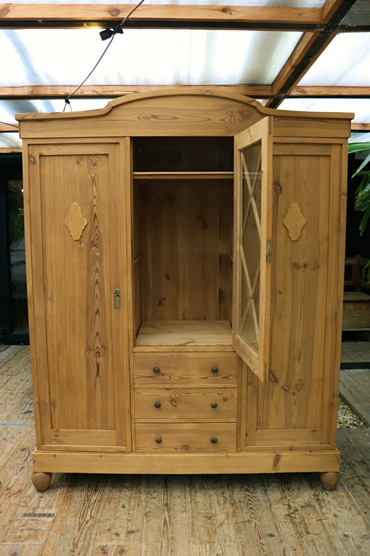 🤩 Stunning! Quality! Big Old Pine Triple Knock Down Combination Wardrobe 🤩