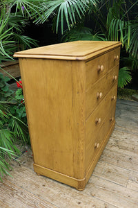 🤩 BIG! Stunning & Quality Old Victorian Pine Chest Drawers/ Sideboard 🤩