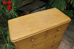 🤩 BIG! Stunning & Quality Old Victorian Pine Chest Drawers/ Sideboard 🤩