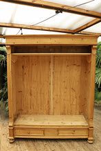 💕 Big!! Quality! Old Mid Victorian Pine Double Knock Down Wardrobe 💕