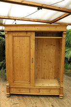 💕 Big!! Quality! Old Mid Victorian Pine Double Knock Down Wardrobe 💕