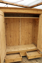 💕 Big!! Quality! Old Mid Victorian Pine Double Knock Down Wardrobe 💕