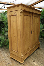 💕 Big!! Quality! Old Mid Victorian Pine Double Knock Down Wardrobe 💕