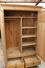 🥰 Fantastic Old Pine Combination Double Wardrobe/ Linen/ Larder/ Cupboard 🥰