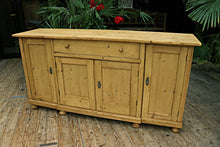 💖 Gorgeous! Big Old 1.85m Pine Dresser Base/ Sideboard/ TV Stand 💖