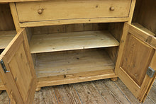💖 Gorgeous! Big Old 1.85m Pine Dresser Base/ Sideboard/ TV Stand 💖