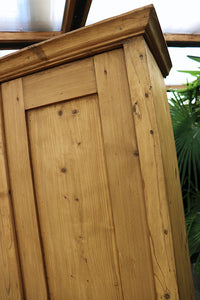🤩 Old, Georgian! Large/ Shallow 2 Door Pine Cupboard-Linen/Larder 🤩