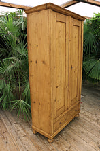 🤩 Old, Georgian! Large/ Shallow 2 Door Pine Cupboard-Linen/Larder 🤩
