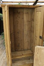 🤩 Old, Georgian! Large/ Shallow 2 Door Pine Cupboard-Linen/Larder 🤩
