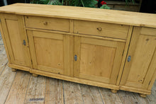 💕 Big! Old 2m Pine Dresser Base/ Sideboard/ TV Stand 💕