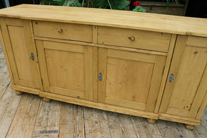 💕 Big! Old 2m Pine Dresser Base/ Sideboard/ TV Stand 💕