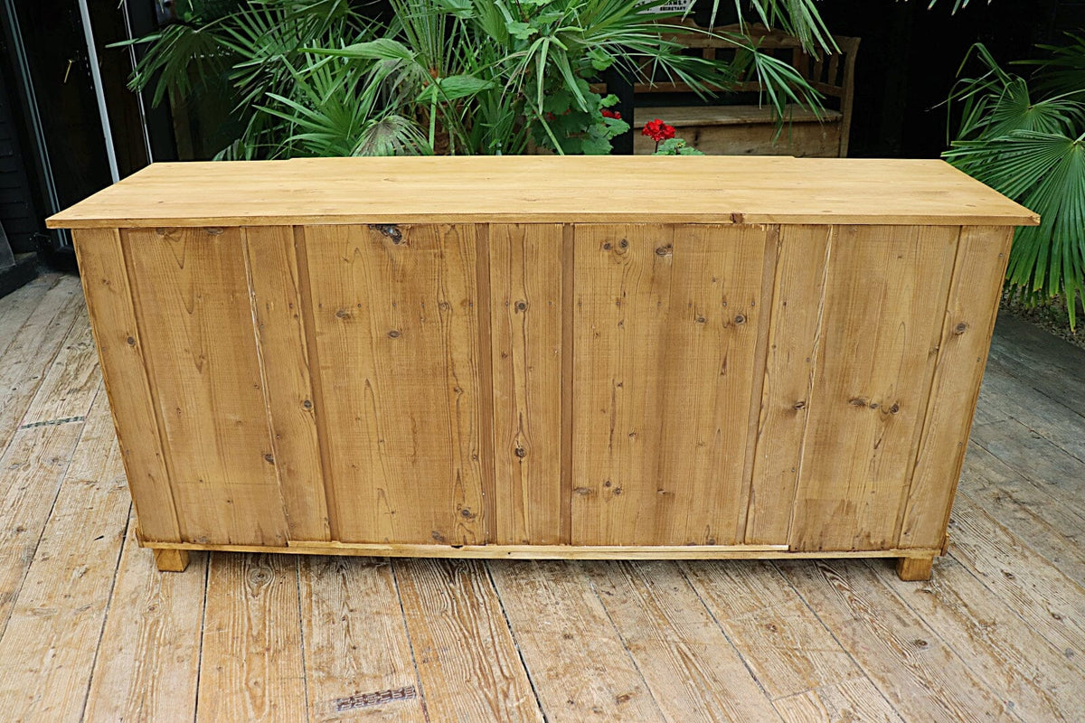 💕 Big! Old 2m Pine Dresser Base/ Sideboard/ TV Stand 💕