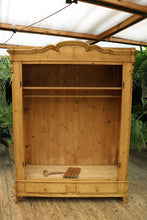 💖 WOW! Quality! Big Old (Georgian!) Pine Double Knock Down Wardrobe 🤩