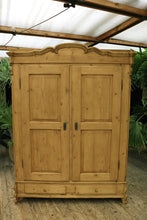 💖 WOW! Quality! Big Old (Georgian!) Pine Double Knock Down Wardrobe 🤩