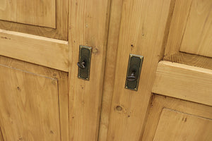💖 WOW! Quality! Big Old (Georgian!) Pine Double Knock Down Wardrobe 🤩