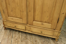 💖 WOW! Quality! Big Old (Georgian!) Pine Double Knock Down Wardrobe 🤩
