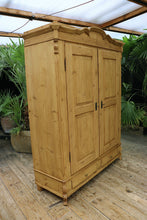 💖 WOW! Quality! Big Old (Georgian!) Pine Double Knock Down Wardrobe 🤩