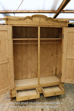 💖 WOW! Quality! Big Old (Georgian!) Pine Double Knock Down Wardrobe 🤩