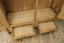 💖 WOW! Quality! Big Old (Georgian!) Pine Double Knock Down Wardrobe 🤩