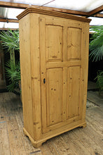 💕 Big!!! Old Antique 19th C Shelved Pine Cupboard-Linen/ Larder/ Food/ Wardrobe 💕