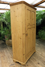 💕 Big!!! Old Antique 19th C Shelved Pine Cupboard-Linen/ Larder/ Food/ Wardrobe 💕
