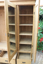 🥰 Quality! Beautiful Old/ Antique Pine Triple 'Knock Down' Combination Wardrobe 🥰