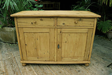 😍 Lovely & Large Old Pine Dresser Base/ Sideboard/ TV Stand/ Vanity 😍