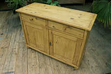 😍 Lovely & Large Old Pine Dresser Base/ Sideboard/ TV Stand/ Vanity 😍