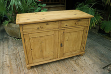 😍 Lovely & Large Old Pine Dresser Base/ Sideboard/ TV Stand/ Vanity 😍