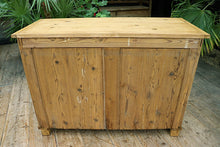 😍 Lovely & Large Old Pine Dresser Base/ Sideboard/ TV Stand/ Vanity 😍