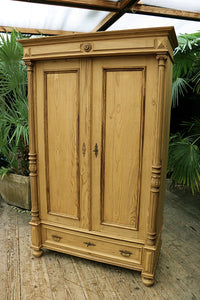 ❤️ Old Pine Wardrobe/ 'Housekeepers' Cupboard-Linen/ Larder/ Food ❤️