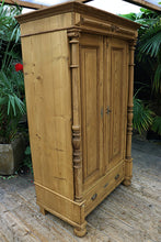 🤩 Superb! Old Pine Wardrobe/ 'Housekeepers' Cupboard-Linen/ Larder/ Food 🤩