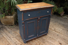 💕 Beautiful Old 19thC Pine/ Blue Painted Cupboard/ Dresser Base/ Sideboard 💕