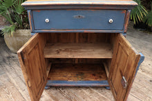 💕 Beautiful Old 19thC Pine/ Blue Painted Cupboard/ Dresser Base/ Sideboard 💕