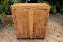 💕 Beautiful Old 19thC Pine/ Blue Painted Cupboard/ Dresser Base/ Sideboard 💕