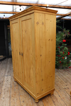 🥰 PAIR! Old Pine Double Knock Down/ Sectional 'Combination' Wardrobes. Will Split!😍